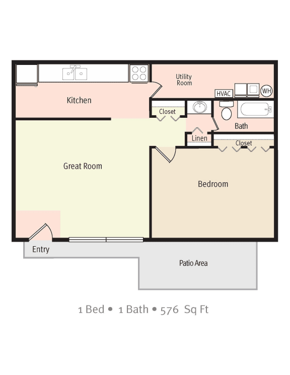 Floor Plans of Tanglewood Apartment Homes in Eustis, FL